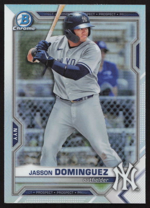 2021 Bowman Draft #BDC-77 Jasson Dominguez Chrome Refractor