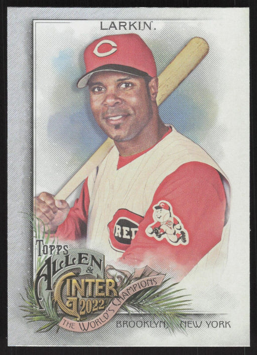 2022 Topps Allen & Ginter #133 Barry Larkin Silver Portrait