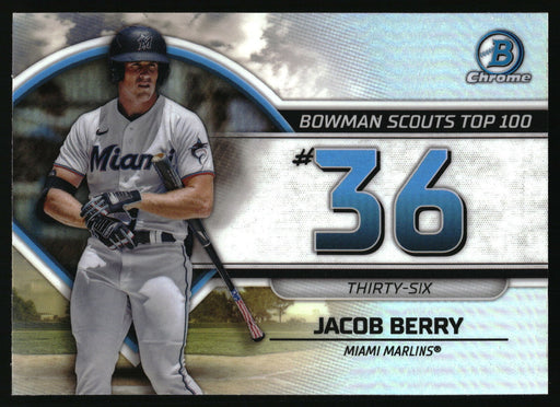 2023 Bowman #BTP-36 Jacob Berry Bowman Scouts Top 100