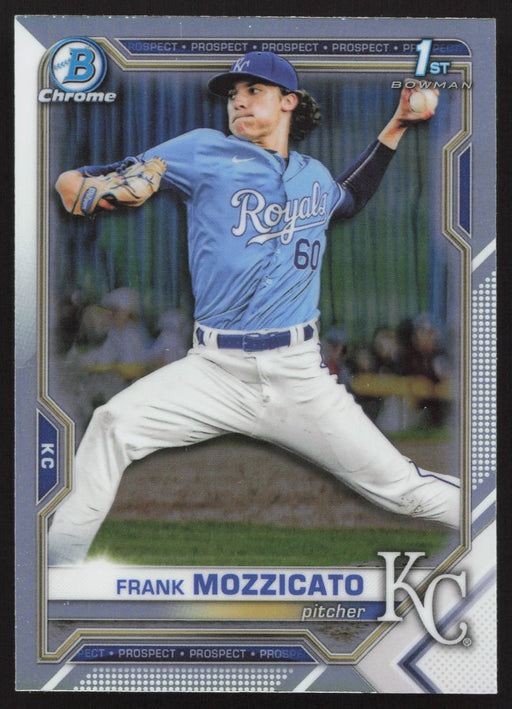 2021 Bowman Draft #BDC-95 Frank Mozzicato Chrome Refractor