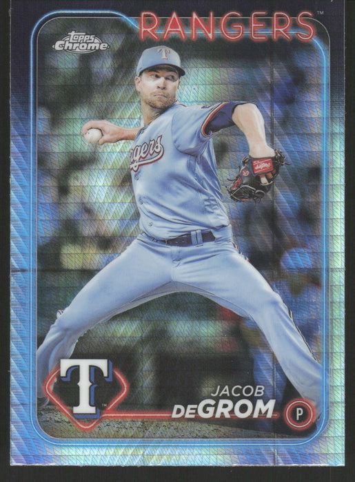 2024 Topps Chrome #228 Jacob deGrom Prism Refractor