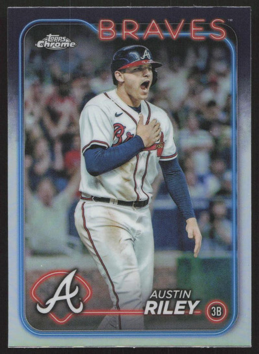 2024 Topps Chrome #84 Austin Riley Refractor