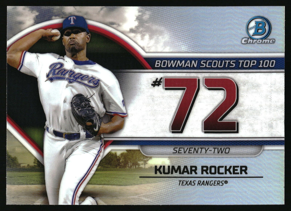 2023 Bowman #BTP-72 Kumar Rocker Bowman Scouts Top 100