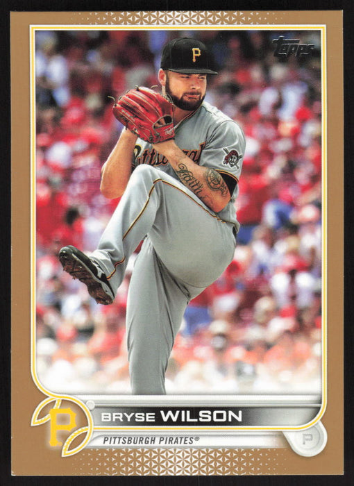 2022 Topps #463 Bryse Wilson Gold #/2022