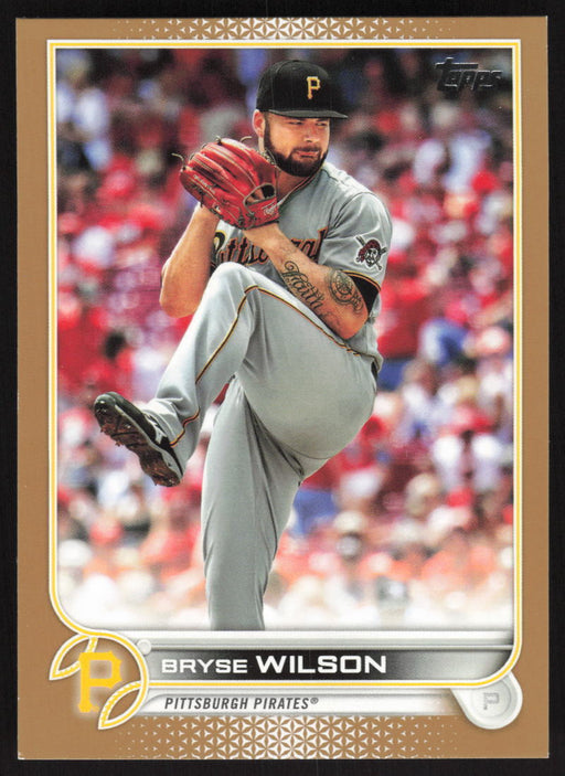 2022 Topps #463 Bryse Wilson Gold #/2022