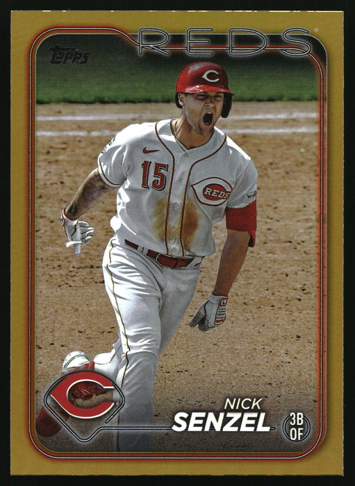 2024 Topps #338 Nick Senzel Gold Foil