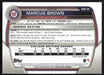 2023 Bowman Draft #BDC-26 Marcus Brown Chrome Refractor