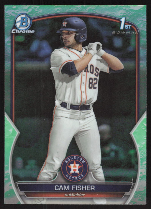 2023 Bowman Draft #BDC-35 Cam Fisher Chrome Lunar Glow Refractor