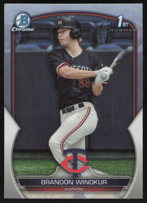 2023 Bowman Draft #BDC-69 Brandon Winokur Chrome Refractor