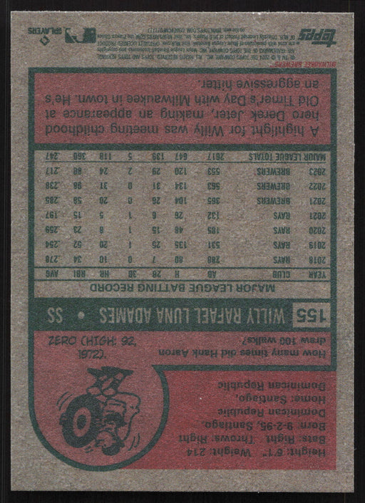 2024 Topps Heritage #155 Willy Adames Base