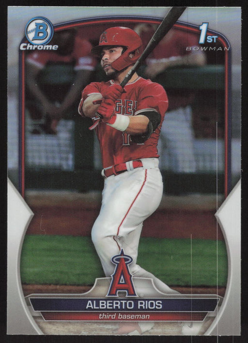 2023 Bowman Draft #BDC-168 Alberto Rios Chrome Refractor