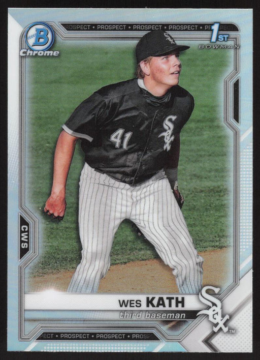 2021 Bowman Draft #BDC-43 Wes Kath Chrome Refractor