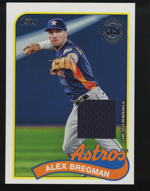 2024 Topps #89BR-ABR Alex Bregman 1989 Topps Baseball 35th Anniversary Relics