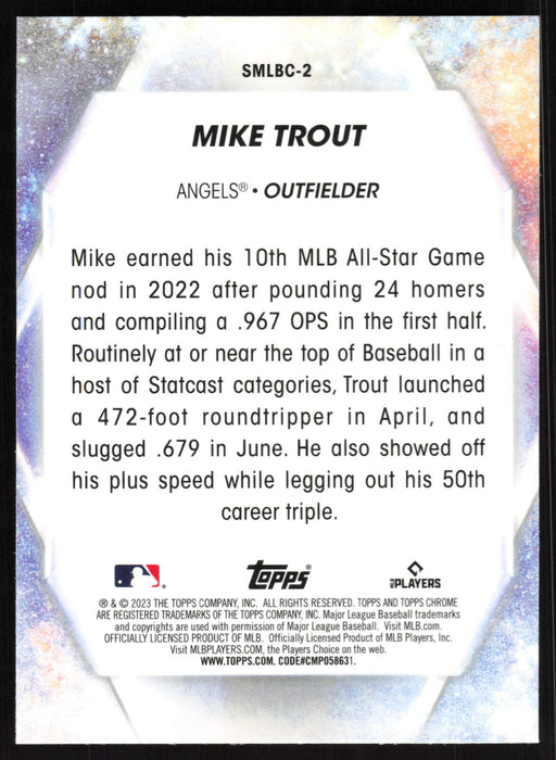 2023 Topps #SMLBC-2 Mike Trout Stars of MLB Chrome