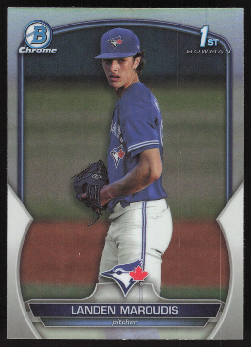 2023 Bowman Draft #BDC-138 Landen Maroudis Chrome Refractor