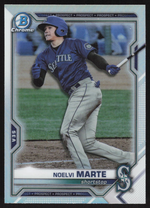 2021 Bowman Draft #BDC-147 Noelvi Marte Chrome Refractor