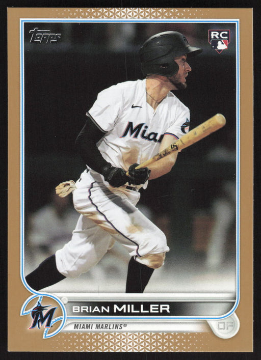 2022 Topps #425 Brian Miller Gold #/2022