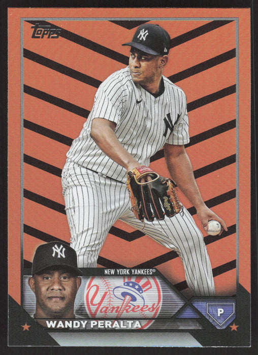 2023 Topps Update #US270 Wandy Peralta Orange and Black Foil