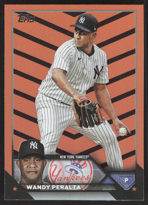 2023 Topps Update #US270 Wandy Peralta Orange and Black Foil