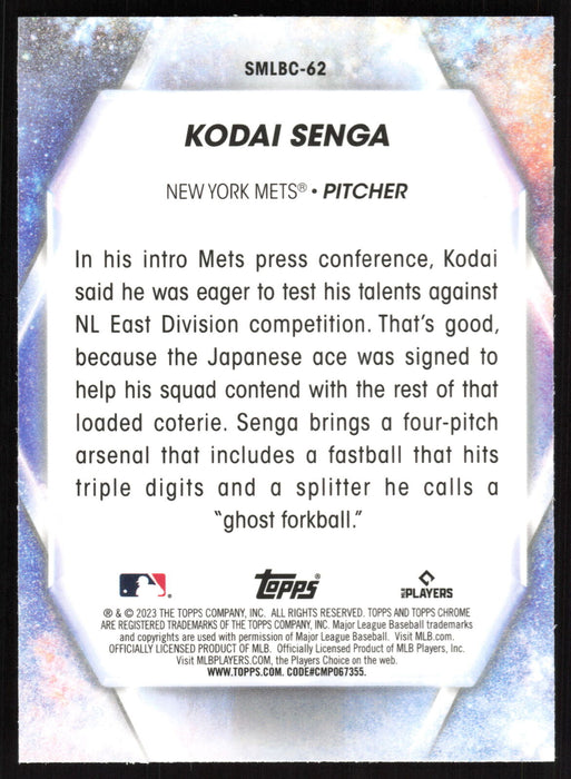 2023 Topps Update #SMLBC-62 Kodai Senga Stars of MLB Chrome