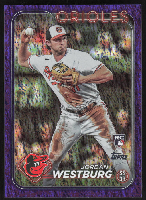 2024 Topps #66 Jordan Westburg Purple Holofoil