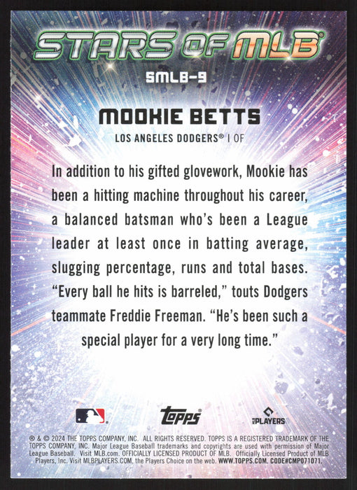 2024 Topps #SMLB-9 Mookie Betts Stars of MLB