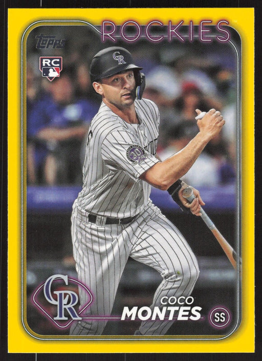 2024 Topps #92 Coco Montes Yellow