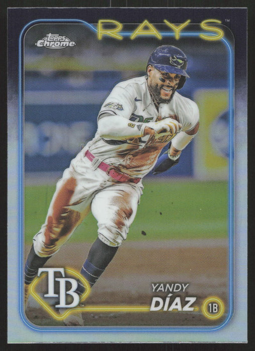 2024 Topps Chrome #107 Yandy Díaz Refractor