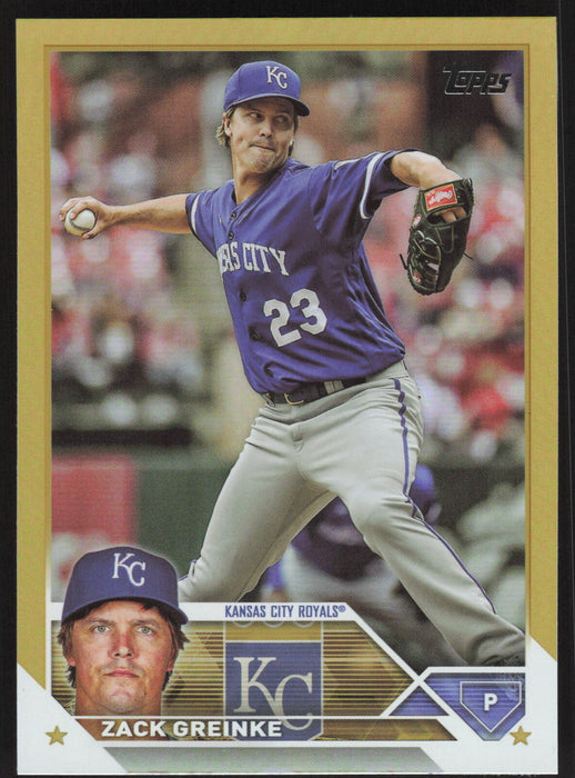 2023 Topps #420 Zack Greinke Gold Foil