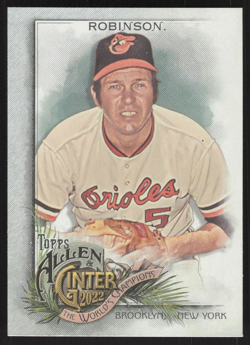 2022 Topps Allen & Ginter #139 Brooks Robinson Silver Portrait