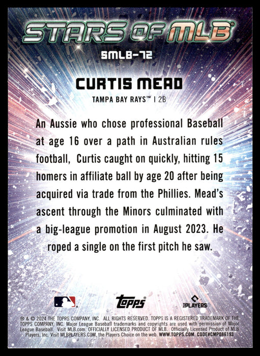 2024 Topps Update #SMLB-72 Curtis Mead Stars of MLB