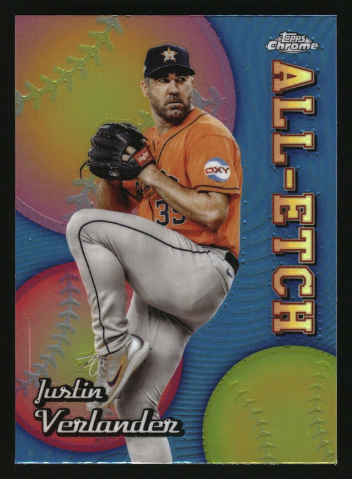 2024 Topps Chrome #CAE-12 Justin Verlander Chrome All Etch