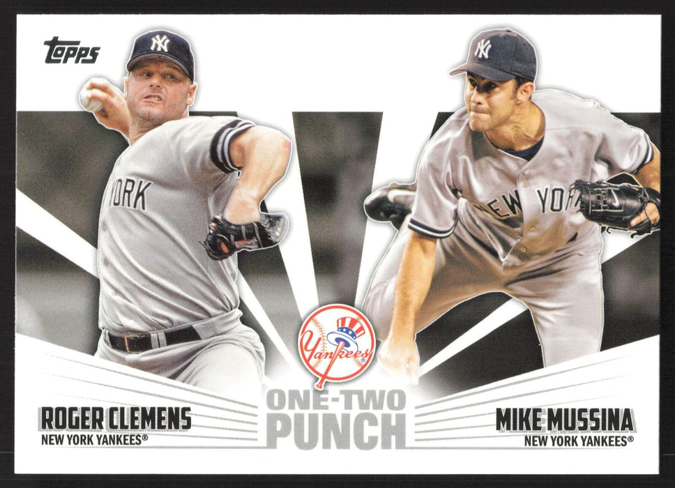 2023 Topps #12P-21 Roger Clemens / Mike Mussina One-Two Punch