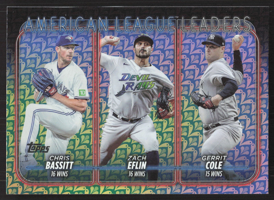 2024 Topps #57 American League Leaders Wins Holiday