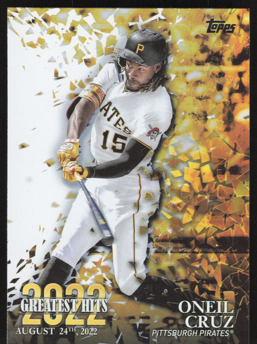 2023 Topps #22GH-6 Oneil Cruz 2022 Greatest Hits