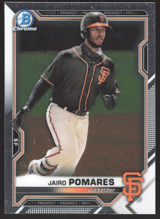 2021 Bowman Draft #BDC-45 Jairo Pomares Chrome