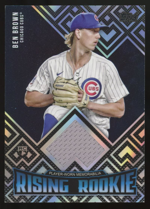 2024 Topps Update #RRR-BB Ben Brown Rising Rookies Relics