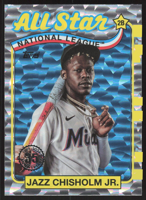 2024 Topps #89ASB-9 Jazz Chisholm Jr. 1989 Topps Baseball All-Stars Foil