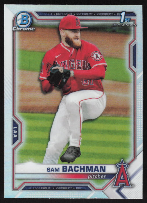 2021 Bowman Draft #BDC-196 Sam Bachman Chrome Refractor