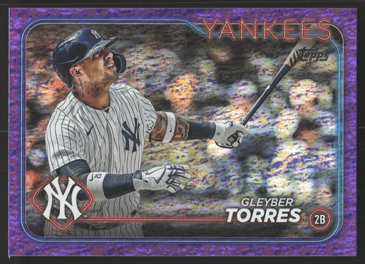 2024 Topps #210 Gleyber Torres Purple Holofoil #/799