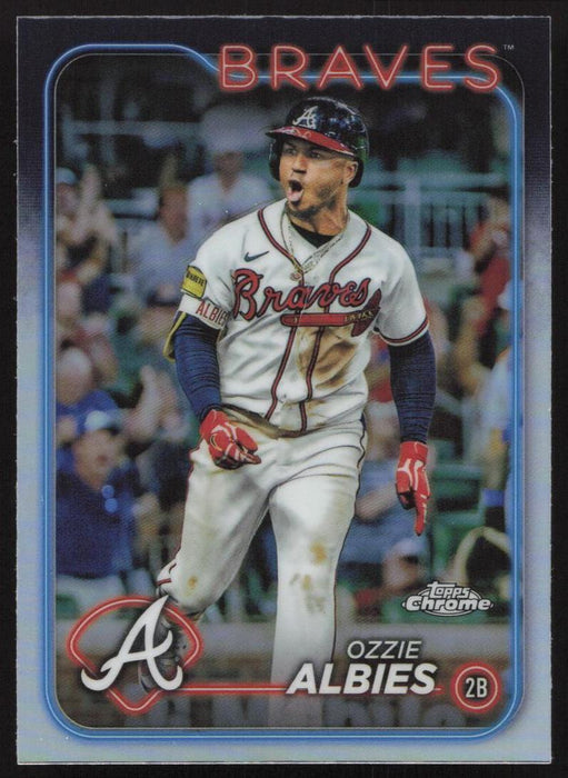 2024 Topps Chrome #9 Ozzie Albies Refractor