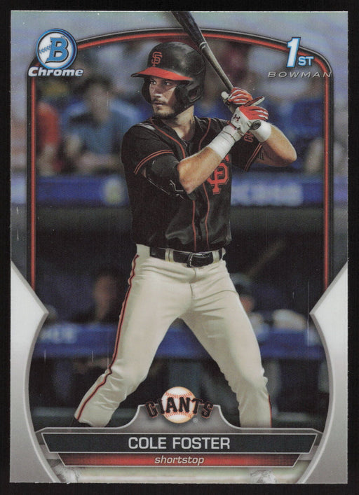 2023 Bowman Draft #BDC-128 Cole Foster Chrome Refractor