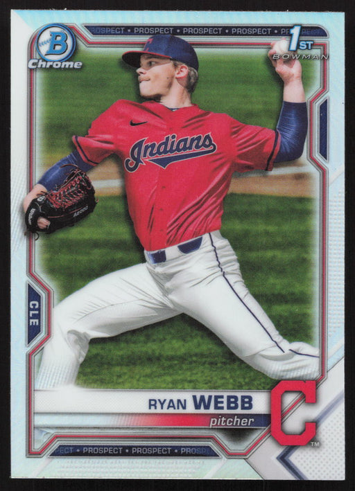 2021 Bowman Draft #BDC-57 Ryan Webb Chrome Refractor