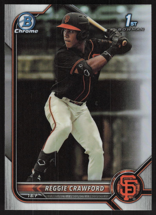 2022 Bowman Draft #BDC-33 Reggie Crawford Chrome Refractor