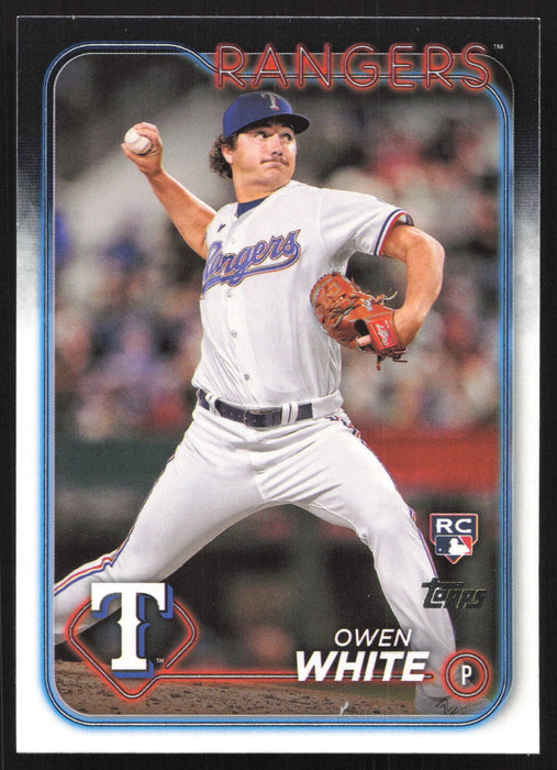 2024 Topps #5 Owen White Texas Rangers