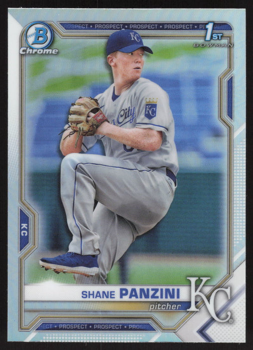 2021 Bowman Draft #BDC-36 Shane Panzini Chrome Refractor