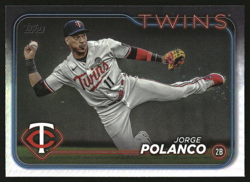 2024 Topps #67 Jorge Polanco Rainbow Foil