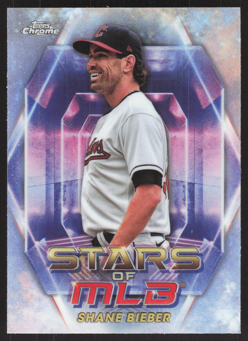 2023 Topps Update #SMLBC-71 Shane Bieber Stars of MLB Chrome