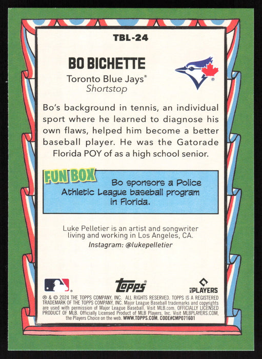 2024 Topps Big League #TBL-24 Bo Bichette Topps Big Leaguer