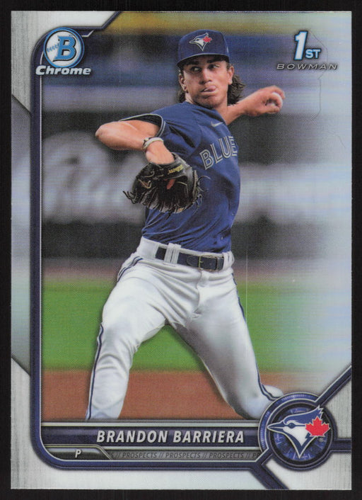 2022 Bowman Draft #BDC-21 Brandon Barriera Chrome Refractor